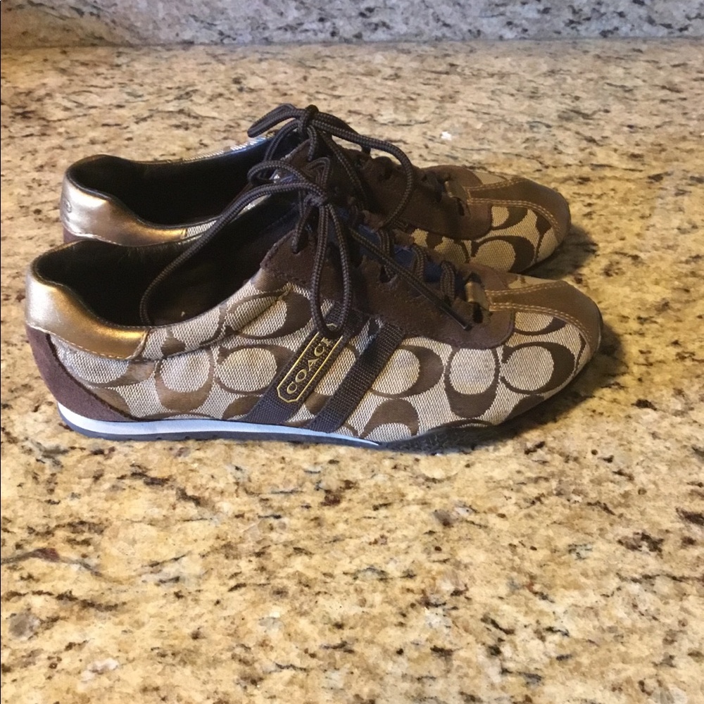 Coach Brown Tennis Shoes